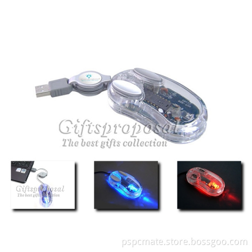 Transparent mini mouse